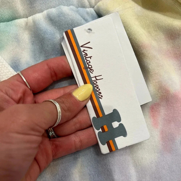 Vintage Havana Tie Dye Multicolored Terry Shorts - Picture 3 of 5